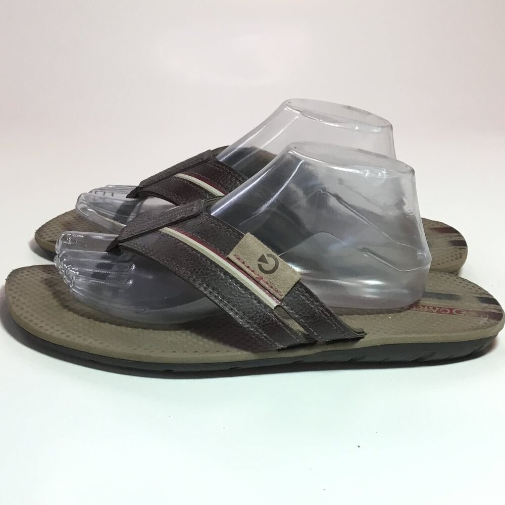 Cartago Sandals Flip Flops Shoes Slip-On Size 11 Men’s Leather Straps GUC